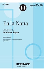 Ea la Nana Two-Part choral sheet music cover Thumbnail